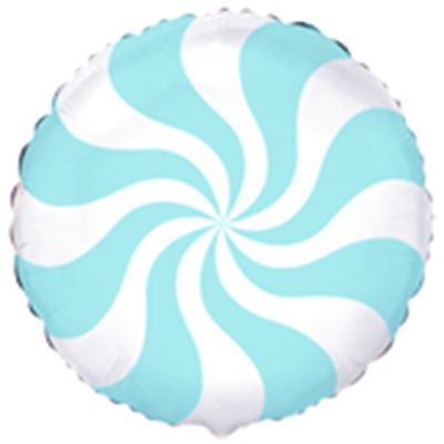 Фольгированные шары/ FLEXMETAL/ 3202-0692 Ф 18" Конфета Пастель голубая Blue